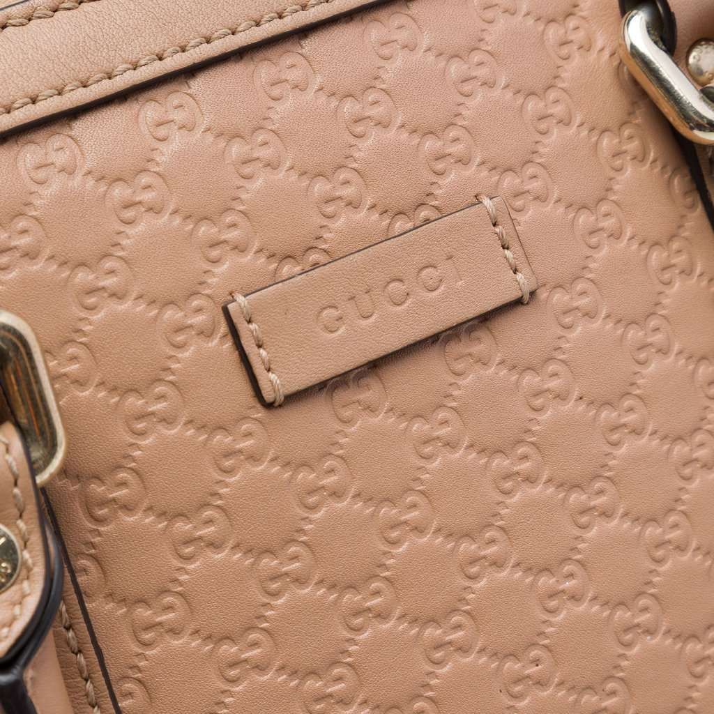 Gucci Mini Microguccissima Dome Satchel Brown Leather Very good - Box View