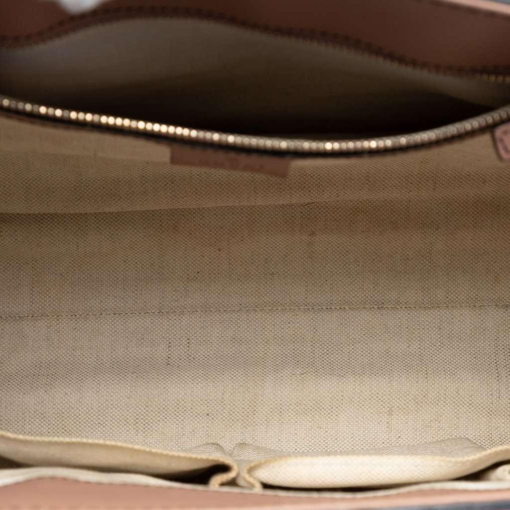 Gucci Large Guccissima Emily Shoulder Bag Brown Leather Very good condition - Model View