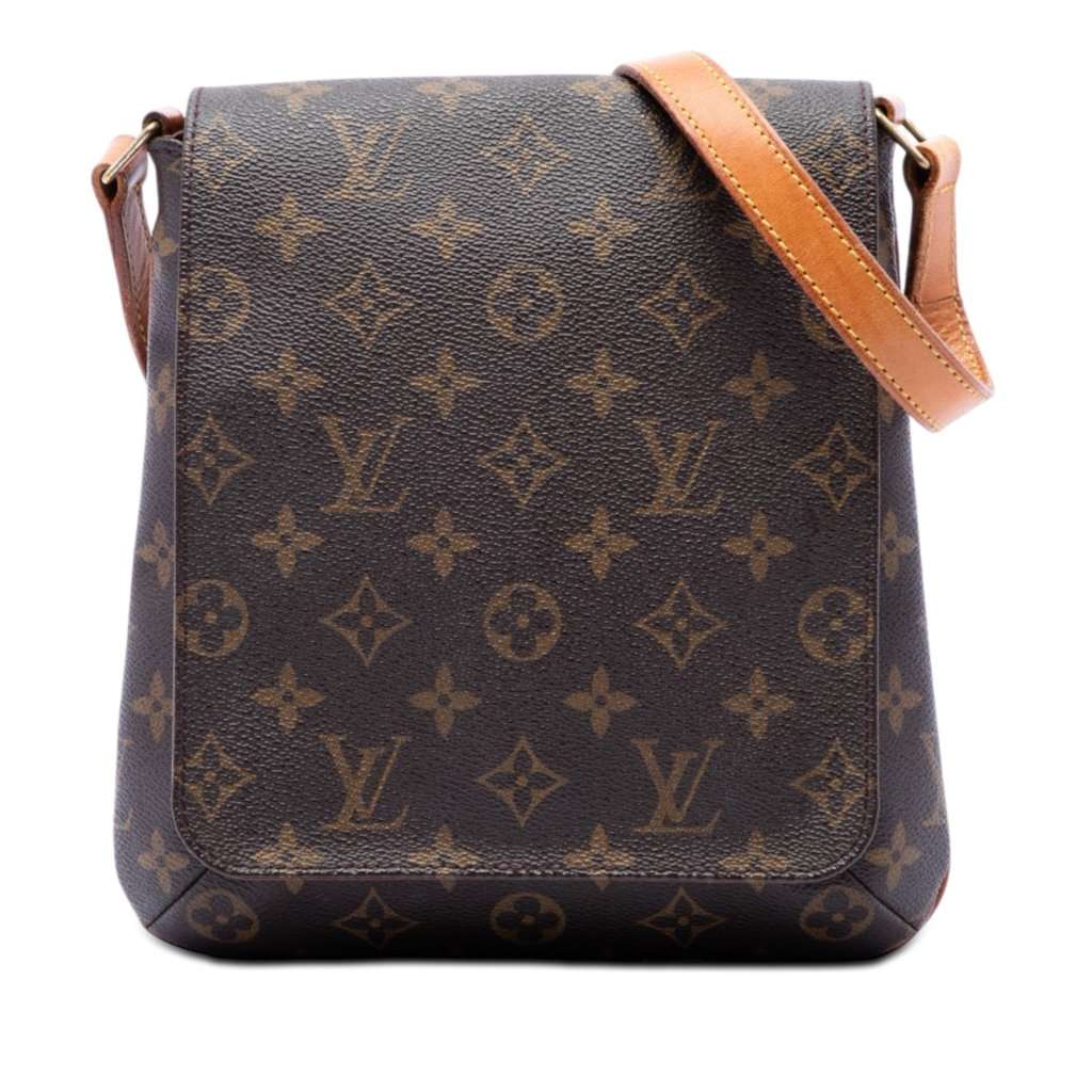 Louis Vuitton Monogram Musette Salsa PM Short Strap Brown Very good - Front View