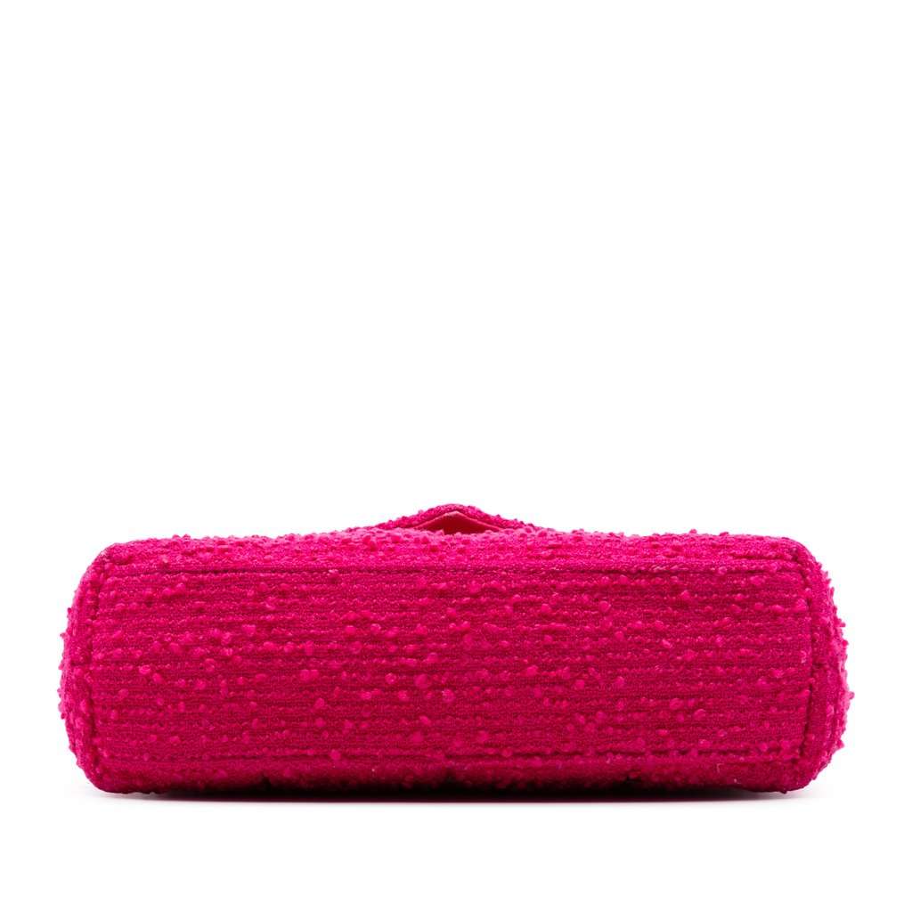 Saint Laurent Toy Matelasse Boucle Tweed Monogram LouLou Puffer Crossbody Pink Very good - Inside View