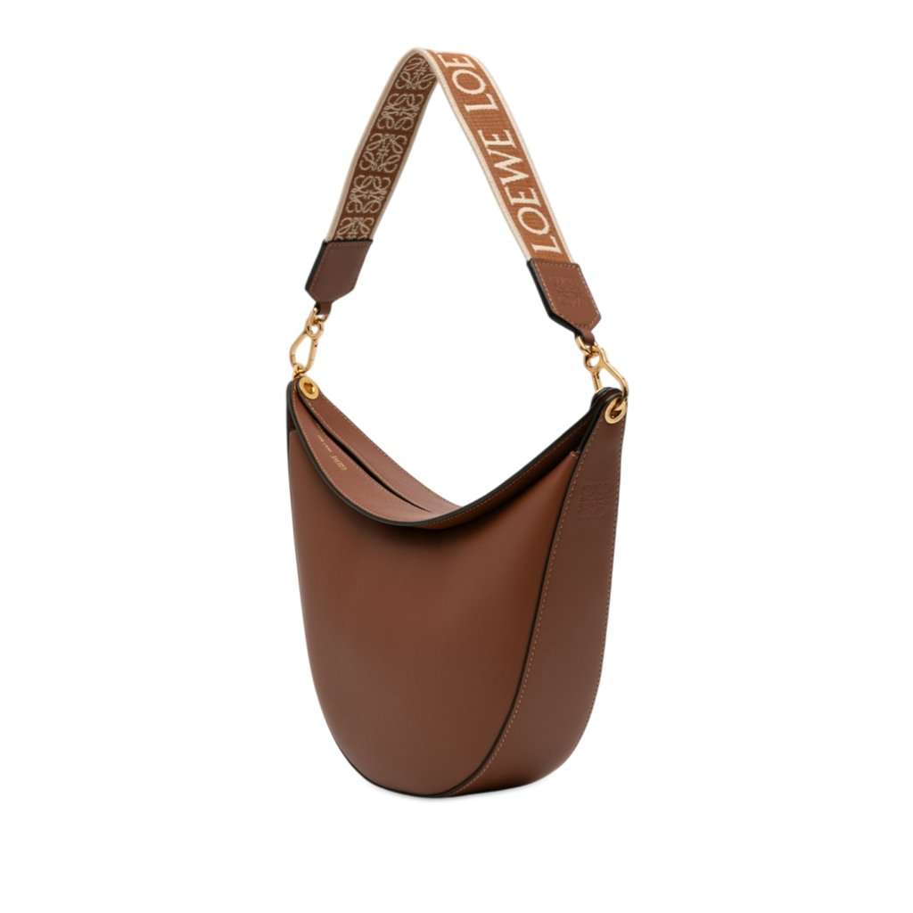 Loewe Small Leather Luna Hobo Brown Leather Very good condition - Back View
