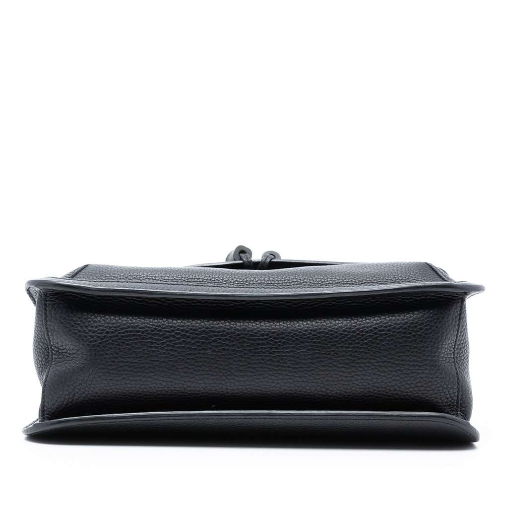 Gucci Medium Leather Bamboo Daily Crossbody Black Leather Very good condition - Inside View