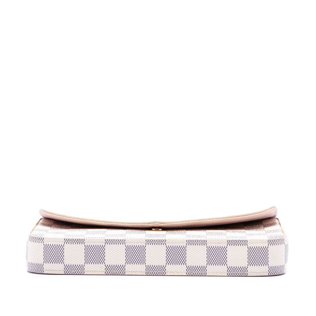 Louis Vuitton Damier Azur Pochette Felicie White Very good - Inside View