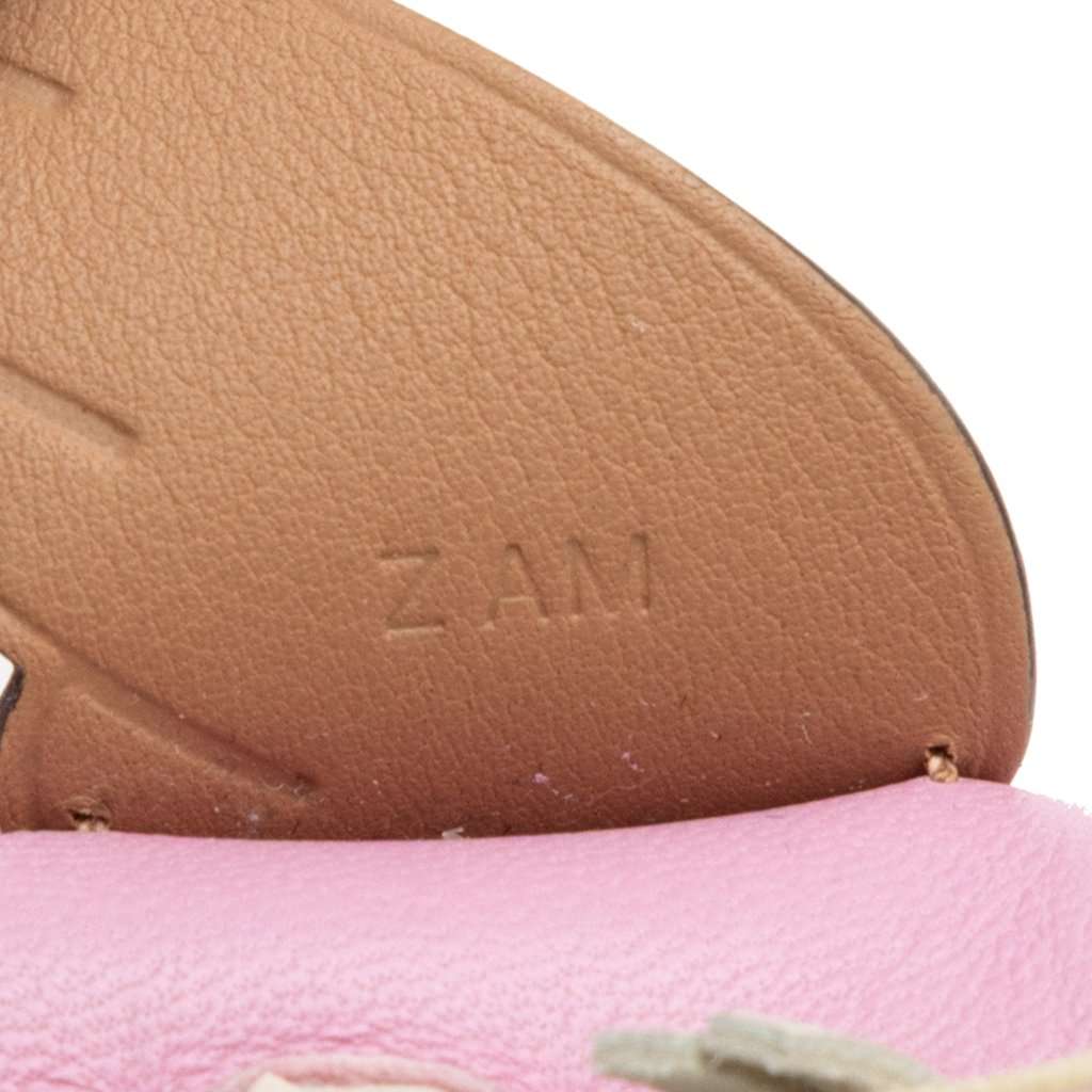 Hermès Milo Lambskin and Swift Grigri Rodeo Pegase Bag Charm PM Pink Leather Very good condition - Model View