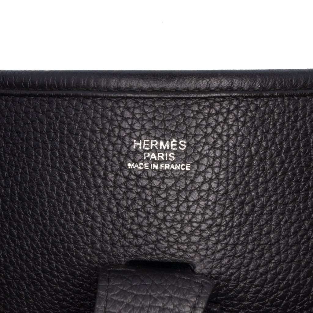 Hermès Clemence Evelyne III 33 Black Leather Very good - Box View