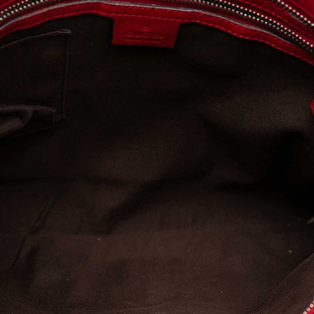 Gucci Beijing Olympics Edition Guccissima Web Crossbody Red Leather Very good condition - Model View