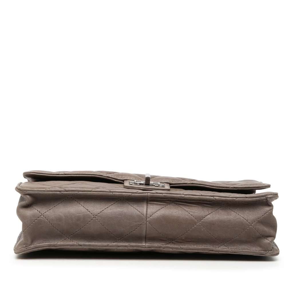 Chanel Paris Byzance Jumbo Washed Lambskin Take Away Flap Brown Leather Very good condition - Inside View