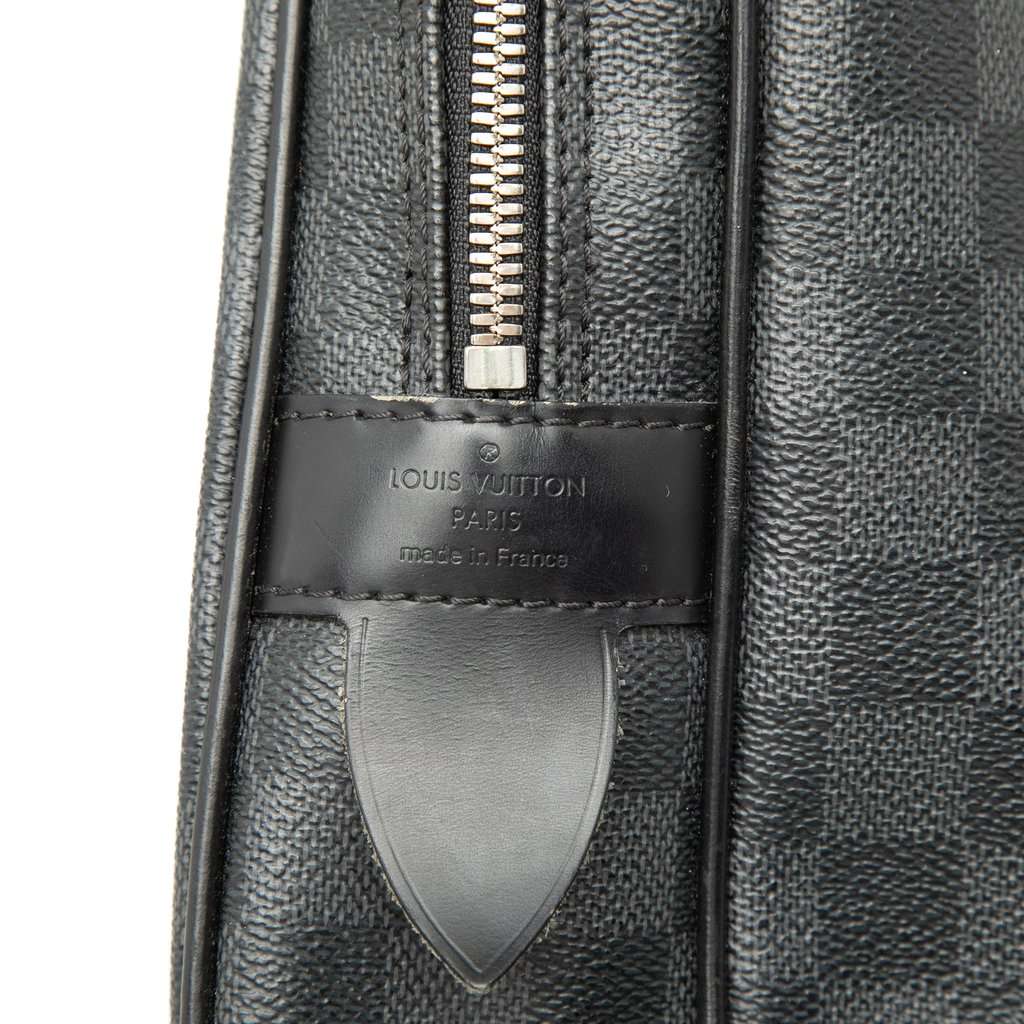 Louis Vuitton Damier Graphite Porte Documents Voyage PM Black Very good condition - Box View