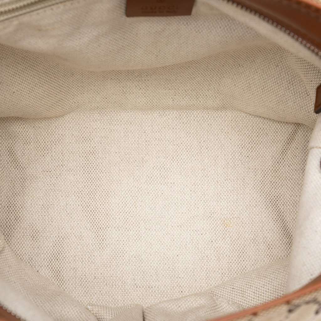Gucci GG Canvas Web Crossbody Beige Very good condition - Model View