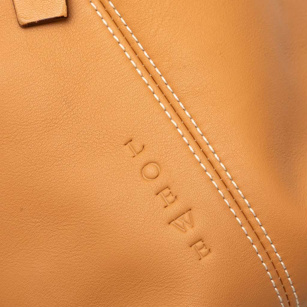 LOEWE Calfskin Handbag Brown Leather Very good condition - Box View