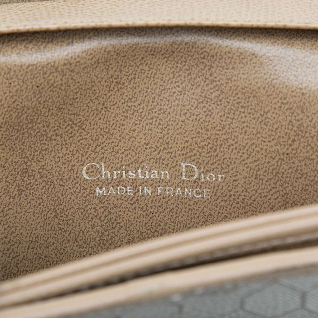 Dior Leather Chain Shoulder Bag Beige Leather Very good - Box View