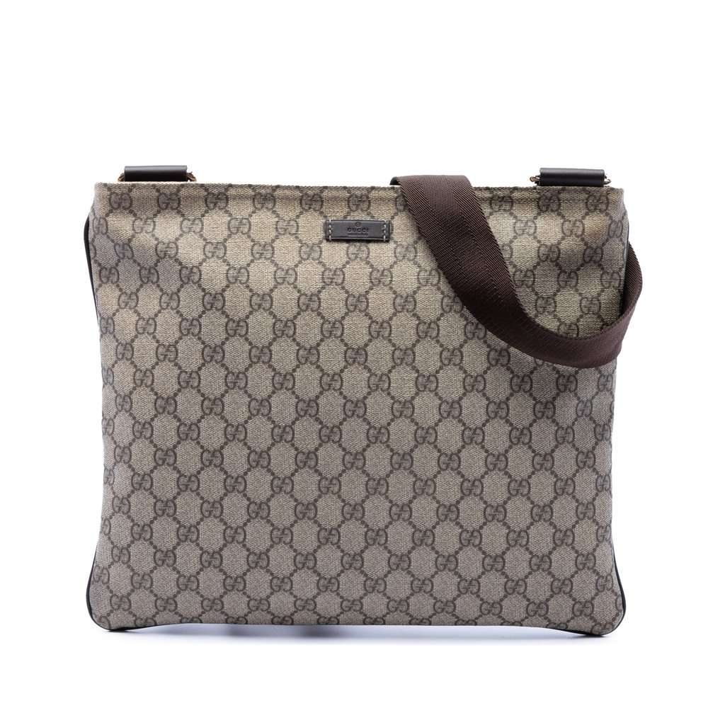 Gucci GG Supreme Crossbody Beige Very good condition - Front View