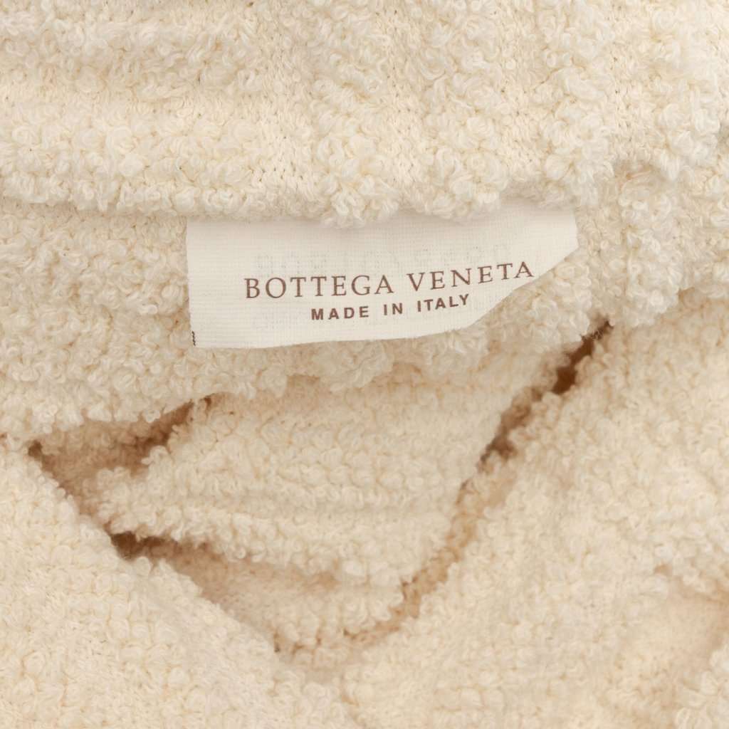 Bottega Veneta Terry Cloth Shopping Tote White Very good condition - Box View