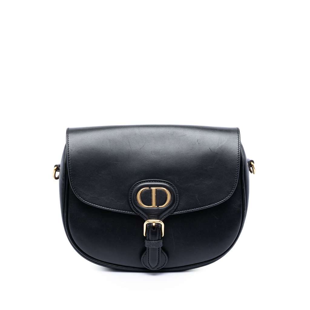 Dior Medium Leather Bobby Crossbody Black Leather Good condition - Front View