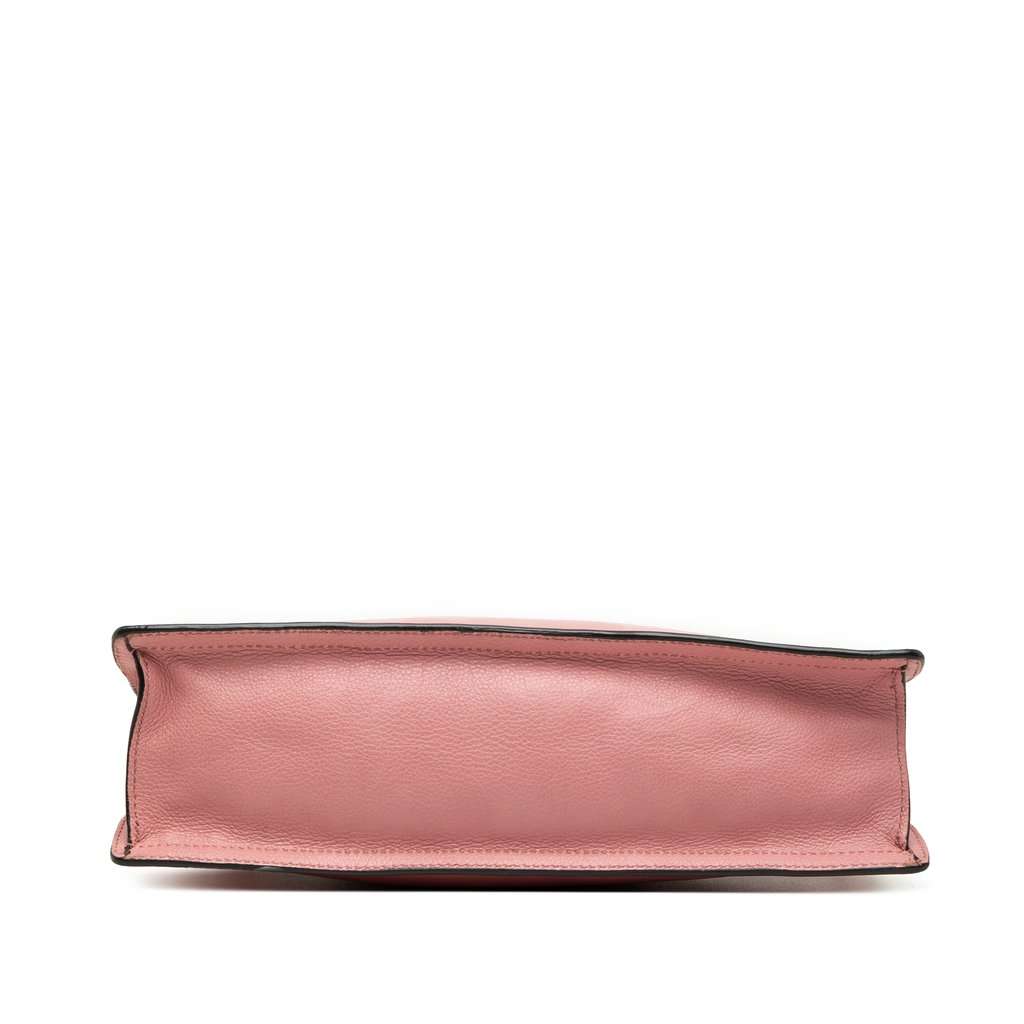 Prada Glace Calf Etiquette Shoulder Bag Pink Leather Very good condition - Inside View