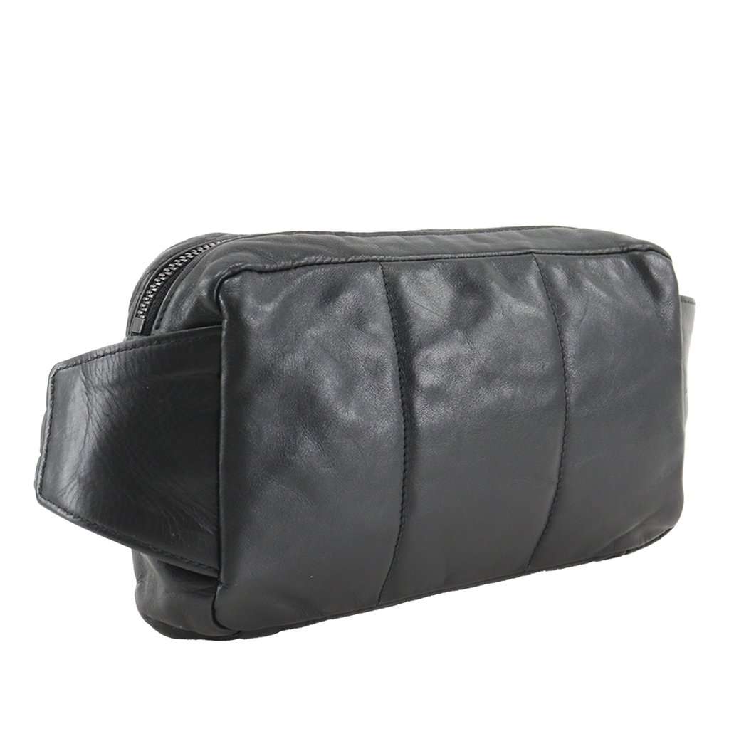 Bottega Veneta Nappa Intrecciato Belt Bag Black Leather Very good condition - Inside View