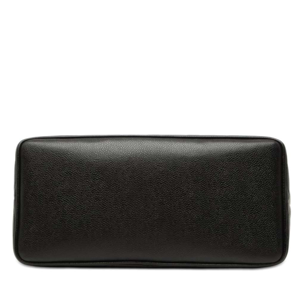 Chanel Caviar Medallion Tote Black Leather Very good - Inside View