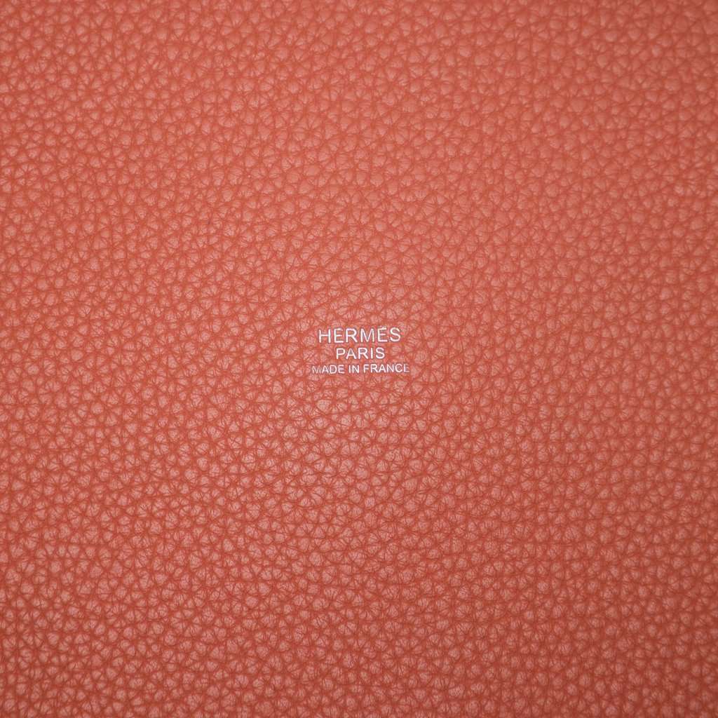 Hermès Clemence Picotin Lock 26 Orange Leather Very good - Box View