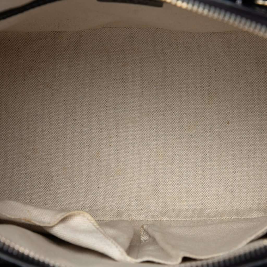 Gucci Small Microguccissima Patent Nice Satchel Black Leather Very good - Model View