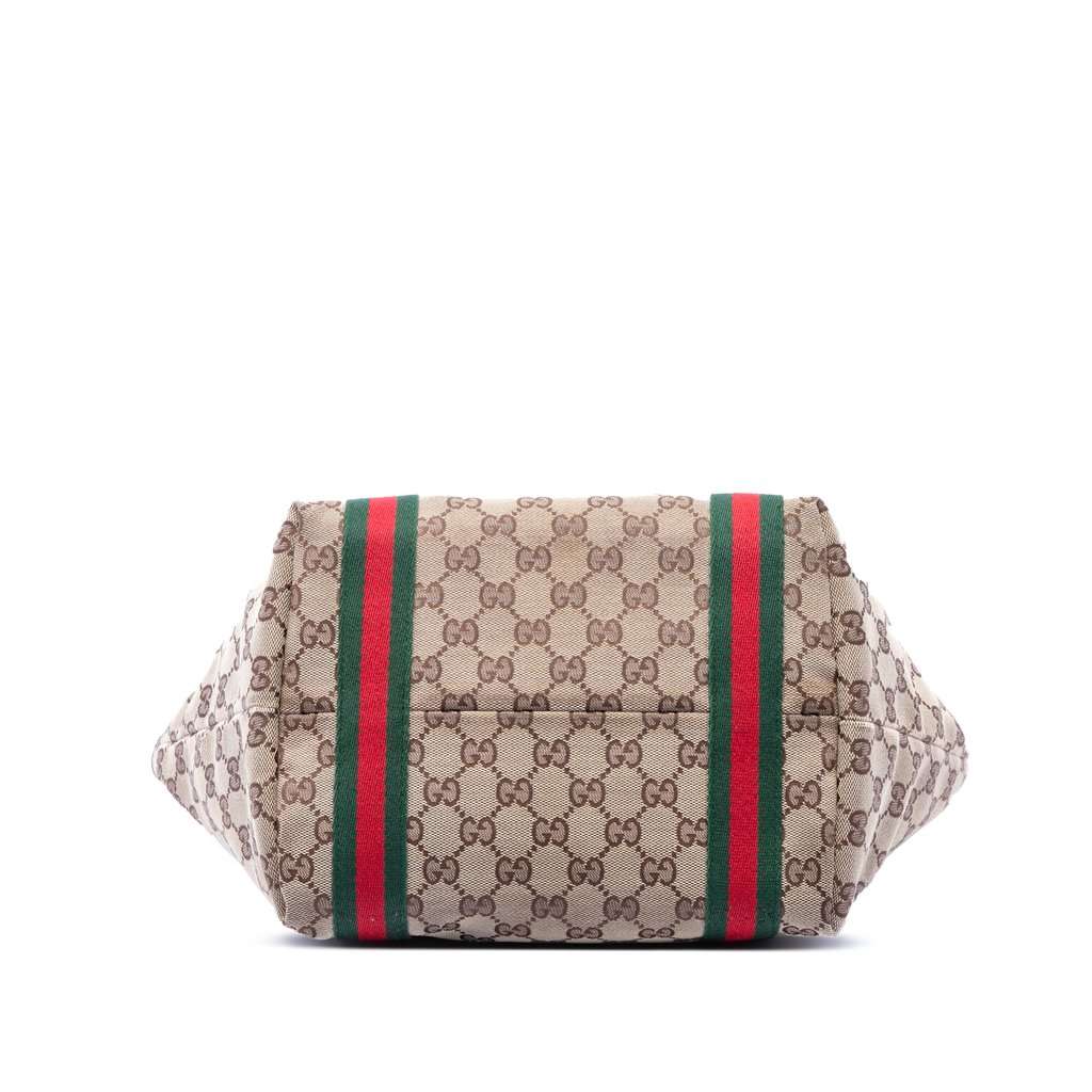 Gucci GG Canvas Jolicoeur Tote Beige Very good condition - Inside View