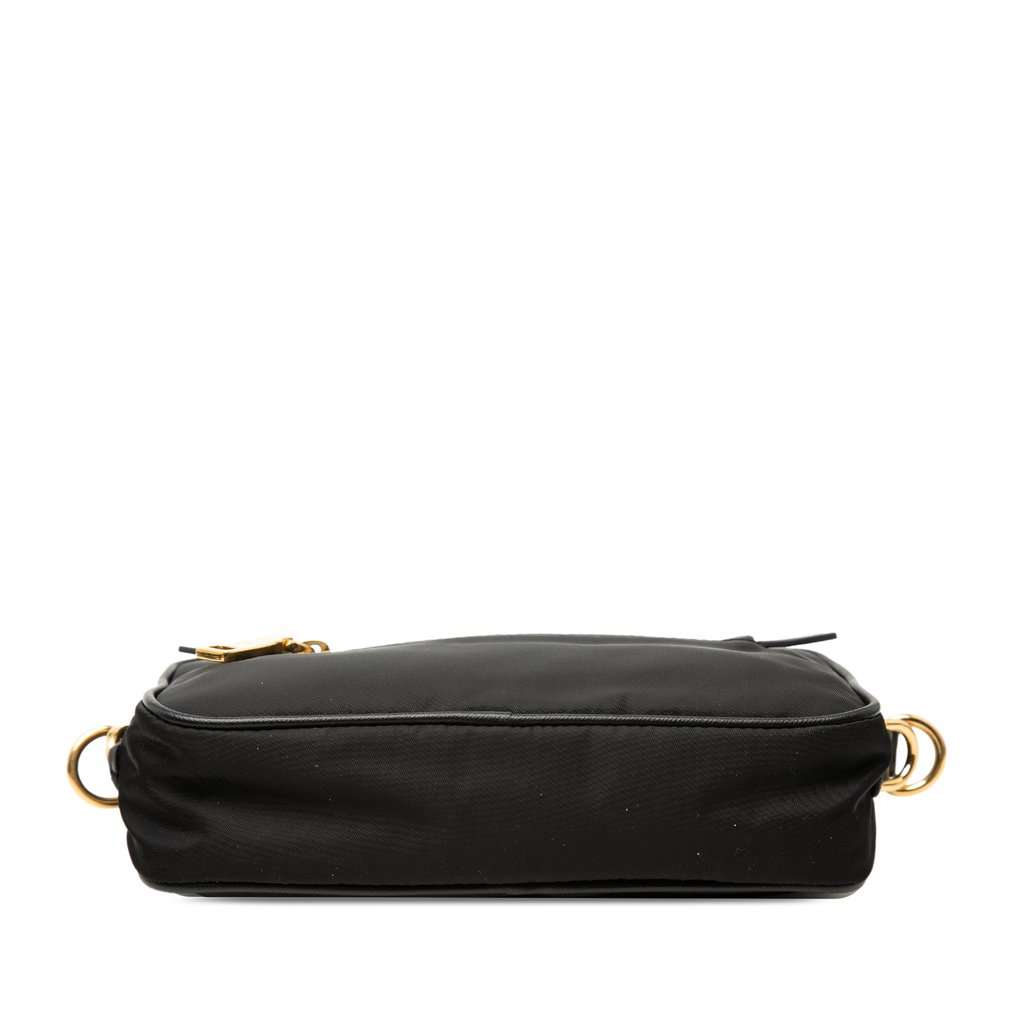 Prada Small Tessuto Front Pocket Camera Bag Black Very good - Inside View