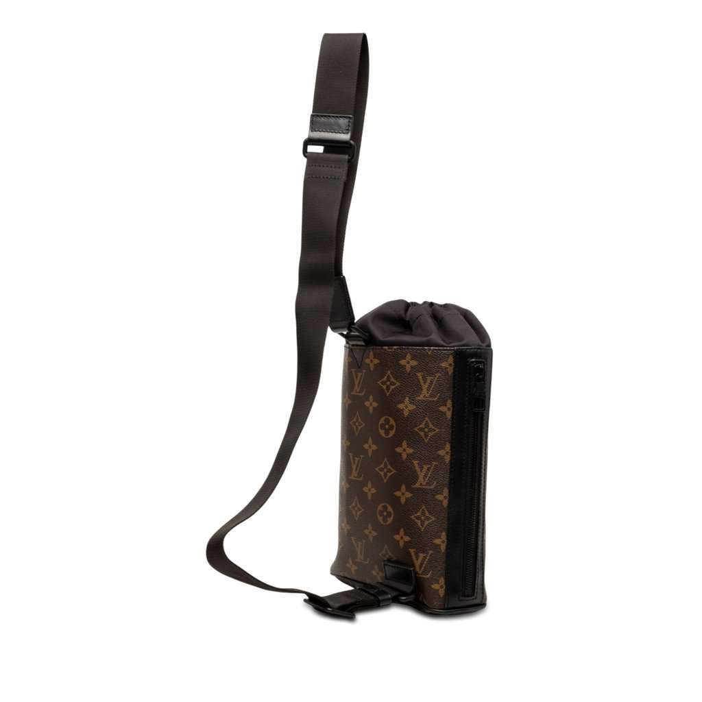 Louis Vuitton Monogram Chalk Sling Bag Brown Very good condition - Back View