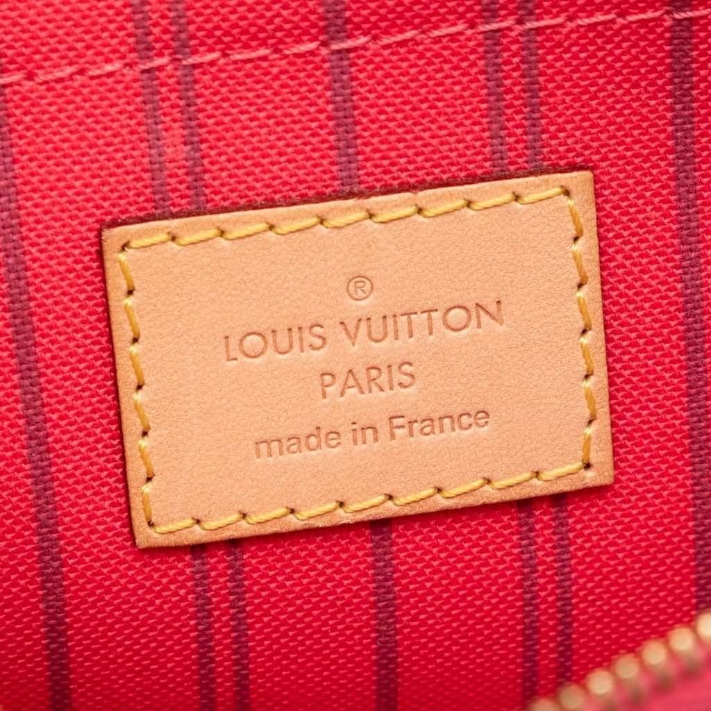 Louis Vuitton Monogram Neverfull MM Pouch Brown Very good condition - Box View