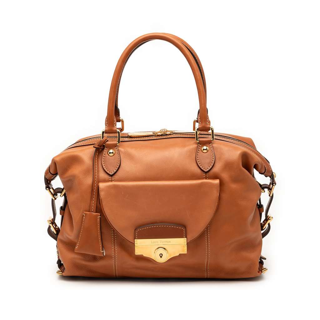 Louis Vuitton Veau Sac Louis Brown Leather Very good condition - Front View