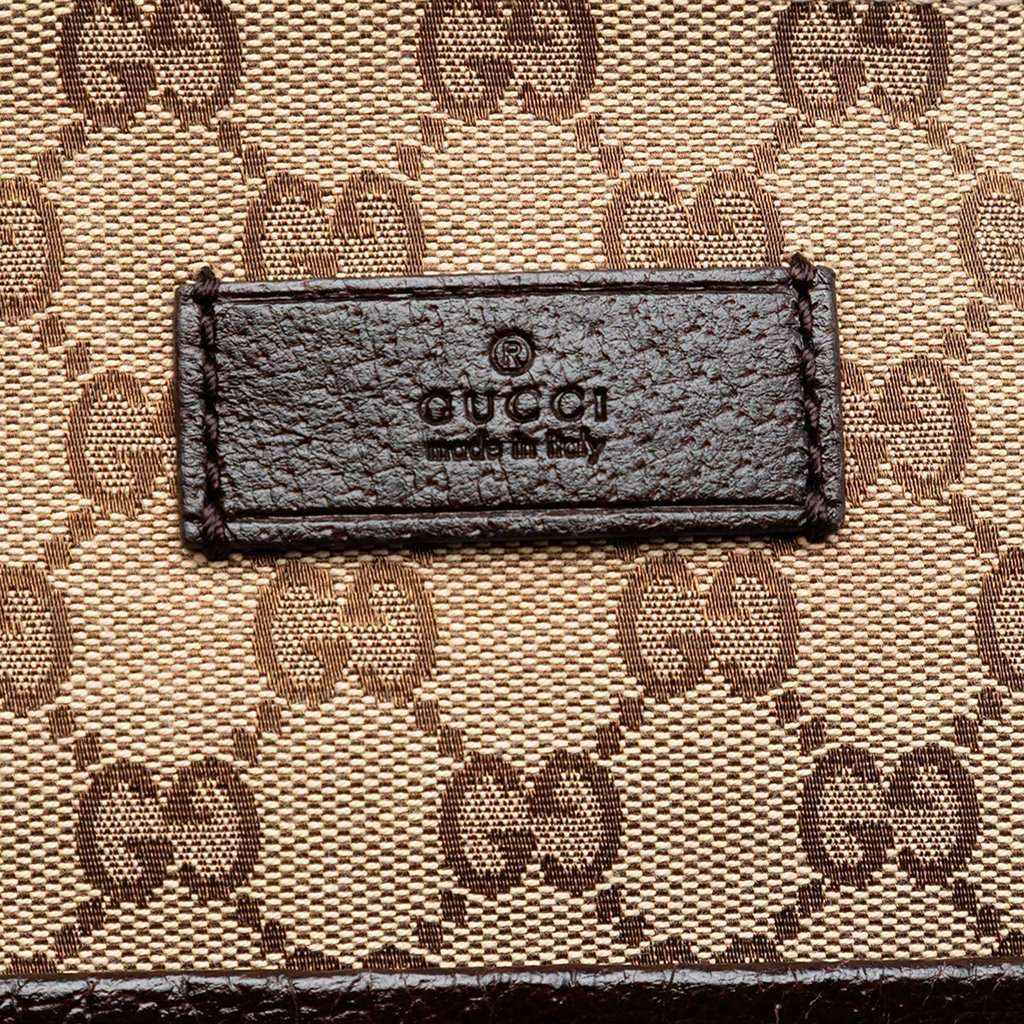 Gucci GG Canvas Web Crossbody Beige Very good condition - Box View