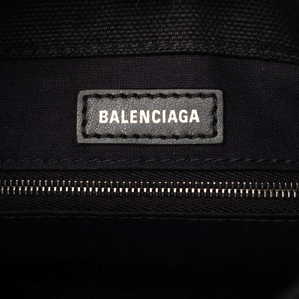 Balenciaga Canvas Wave Tote XS Black Very good condition - Box View