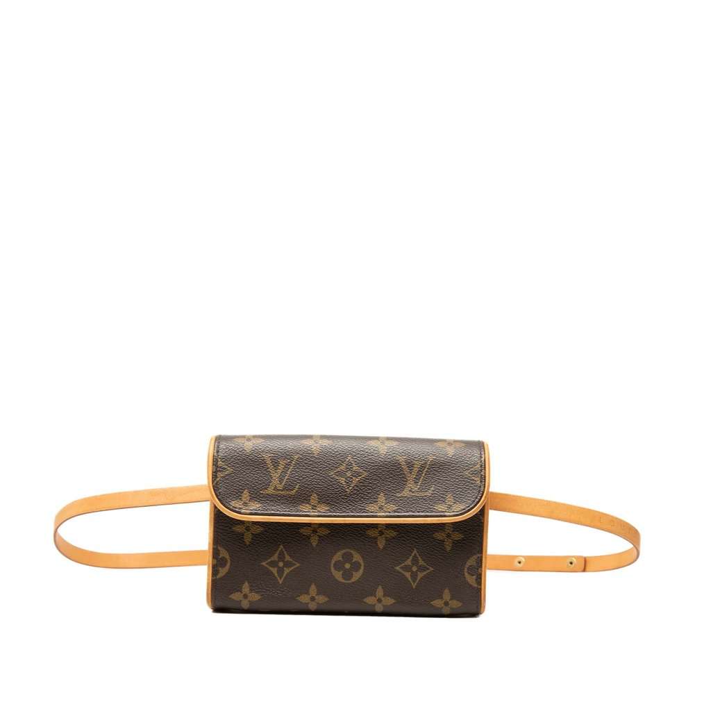 Louis Vuitton Monogram Pochette Florentine Brown Very good - Front View