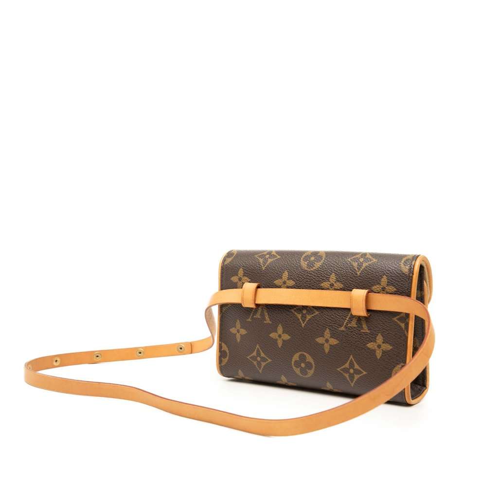 Louis Vuitton Monogram Pochette Florentine Brown Very good - Back View