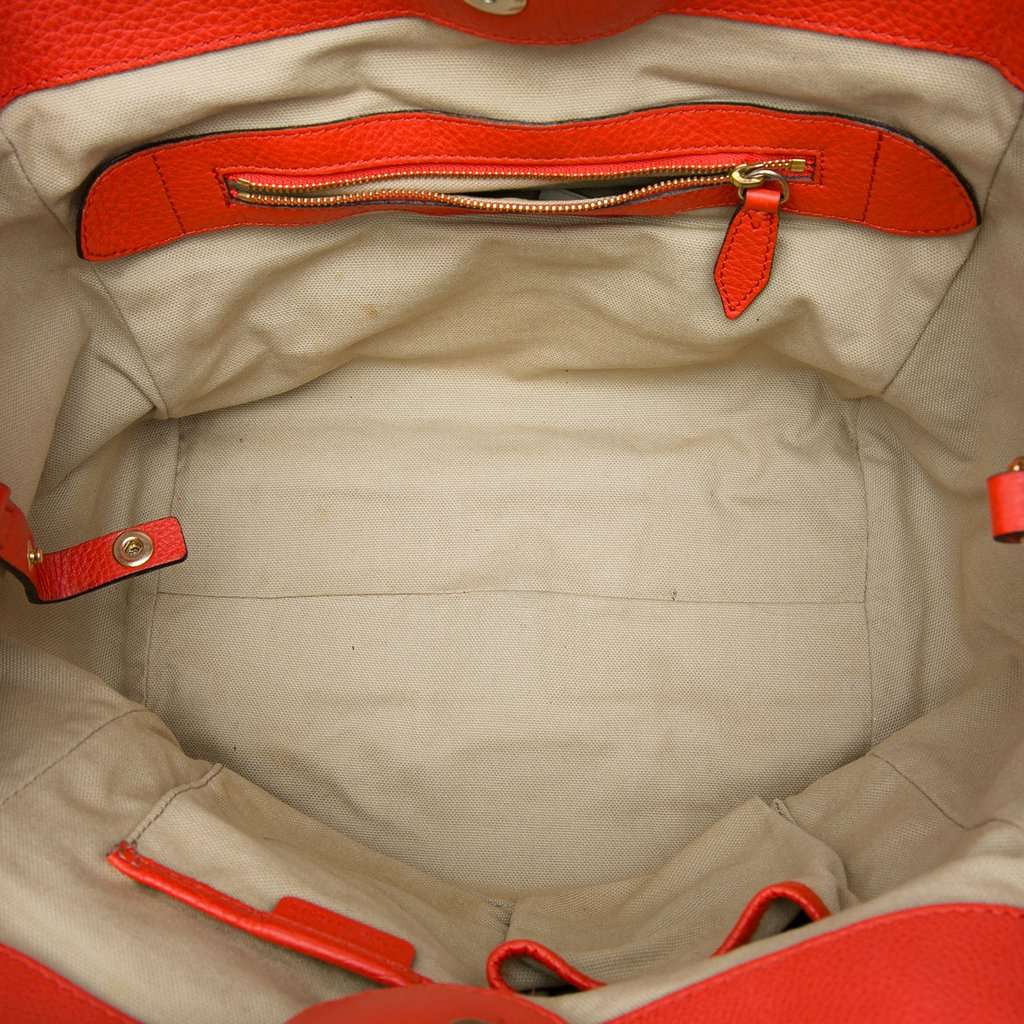 Burberry Small House Check Canvas Bridle Canterbury Tote Brown Very good - Model View