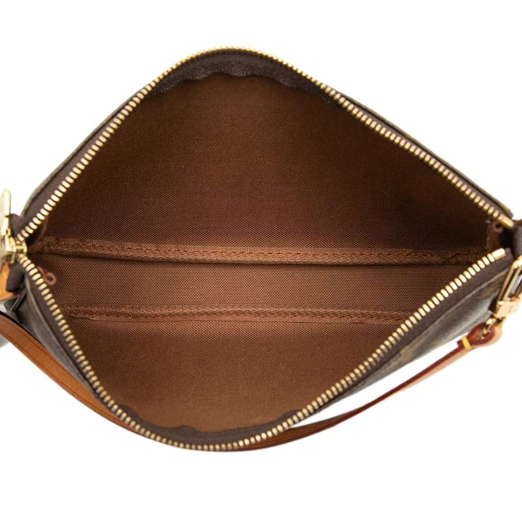 Louis Vuitton Monogram Pochette Accessoires Brown Very good - Model View
