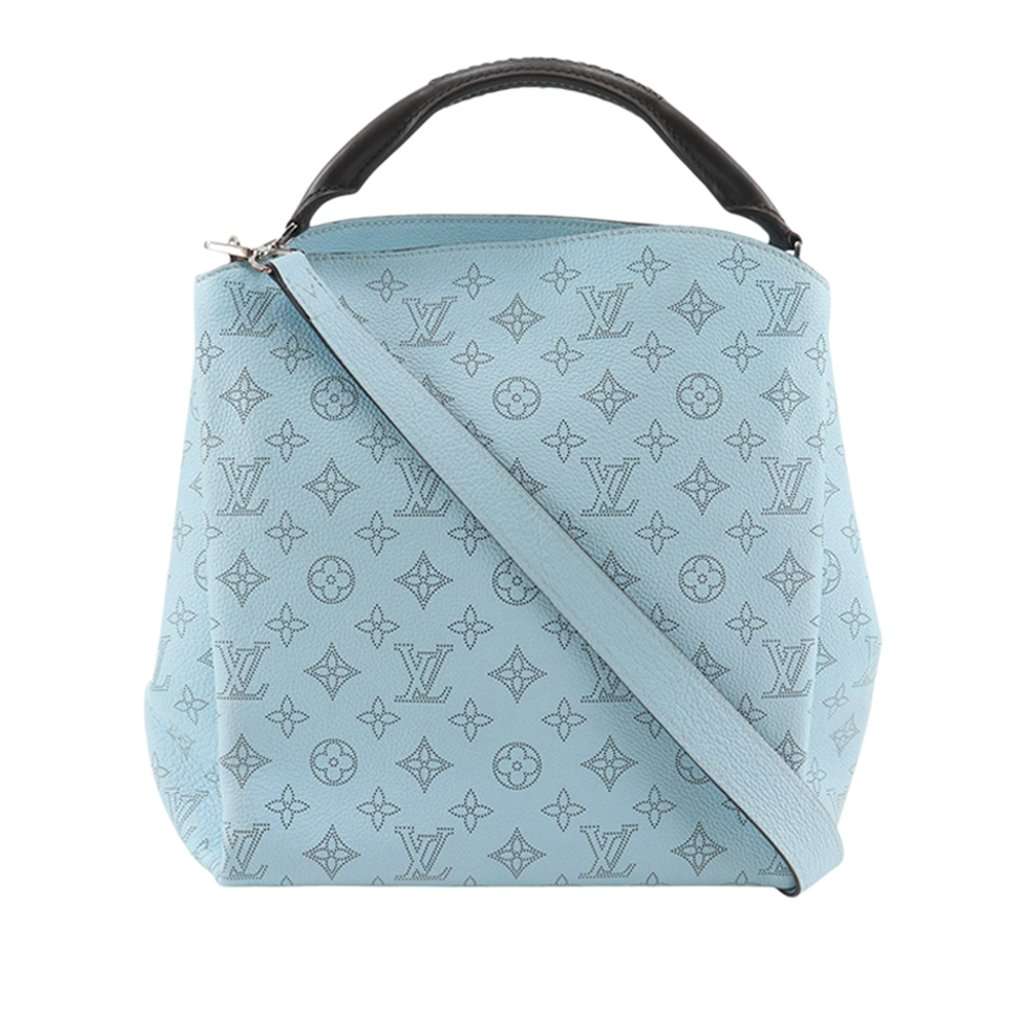 Louis Vuitton Mahina Babylone PM Blue Leather Very good condition - Front View