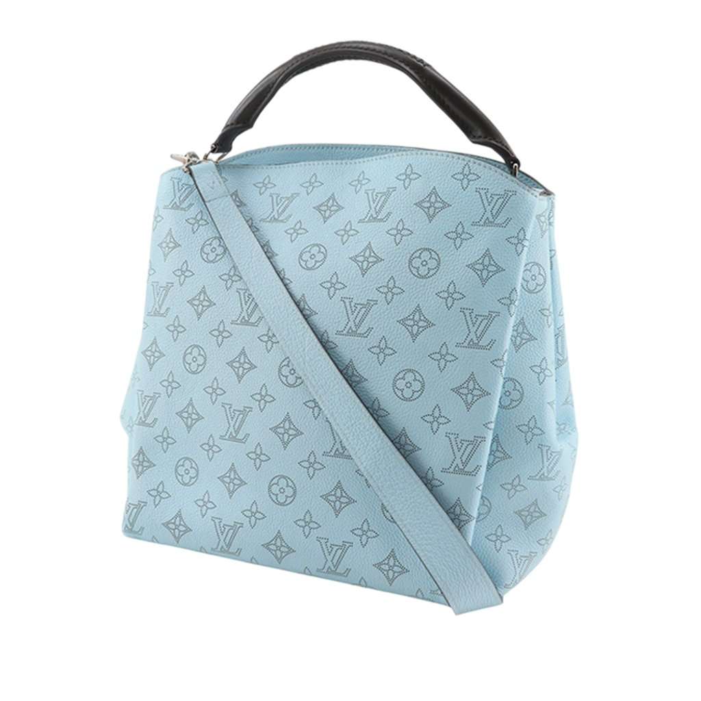 Louis Vuitton Mahina Babylone PM Blue Leather Very good condition - Back View