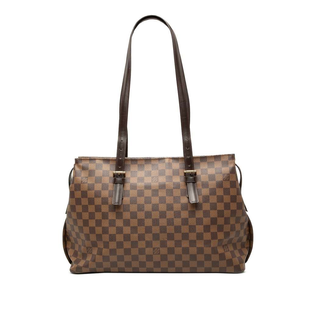 Louis Vuitton Damier Ebene Chelsea Brown Good - Front View