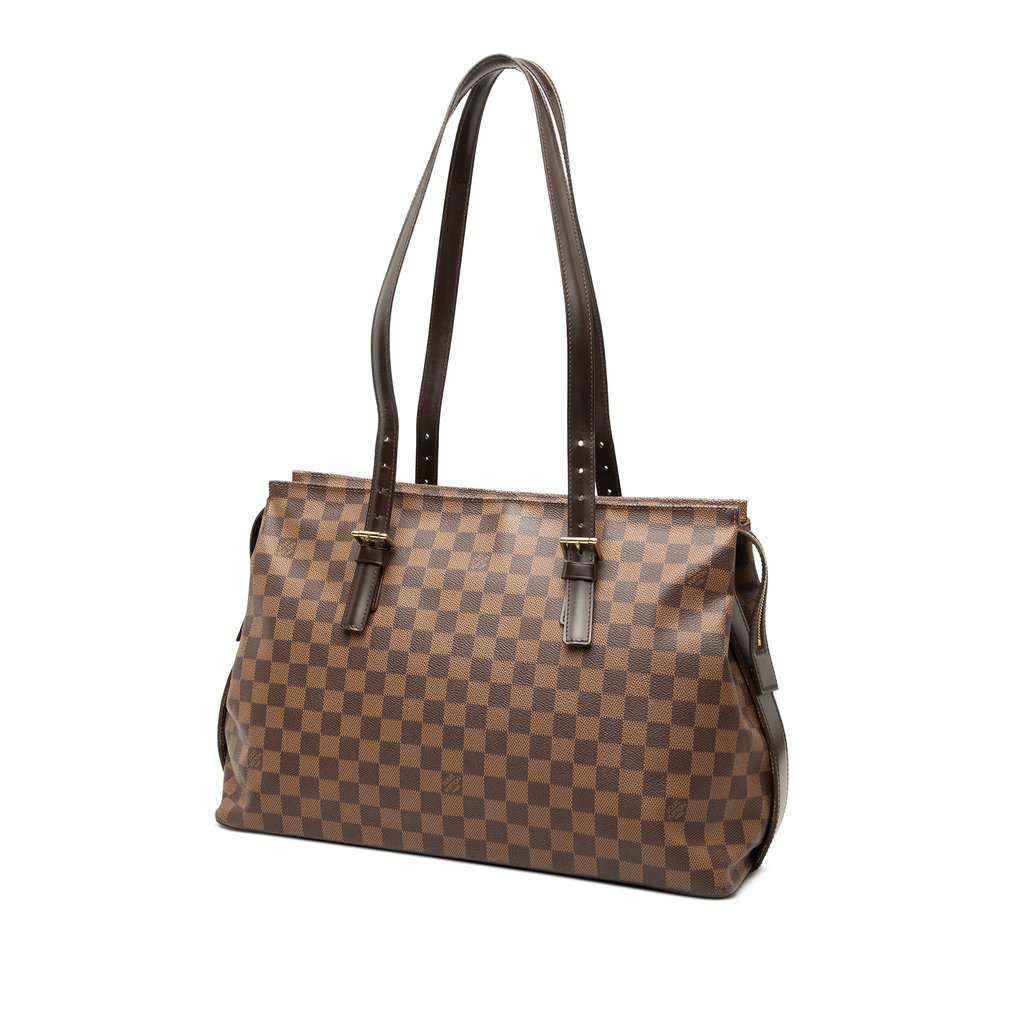 Louis Vuitton Damier Ebene Chelsea Brown Good - Back View