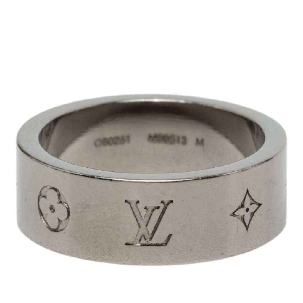 Louis Vuitton Brass Instinct Ring M Silver Metal Very good - Inside View