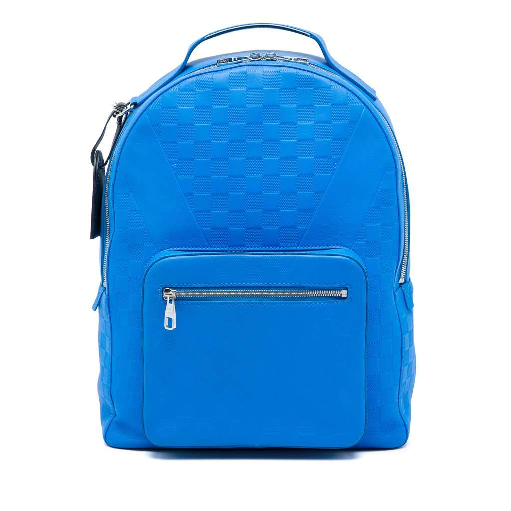 Louis Vuitton Damier Infini Josh Blue Leather Very good - Front View