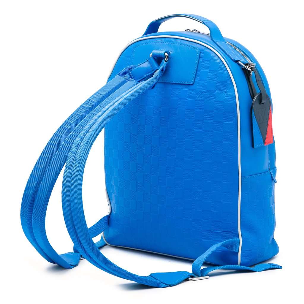 Louis Vuitton Damier Infini Josh Blue Leather Very good - Back View