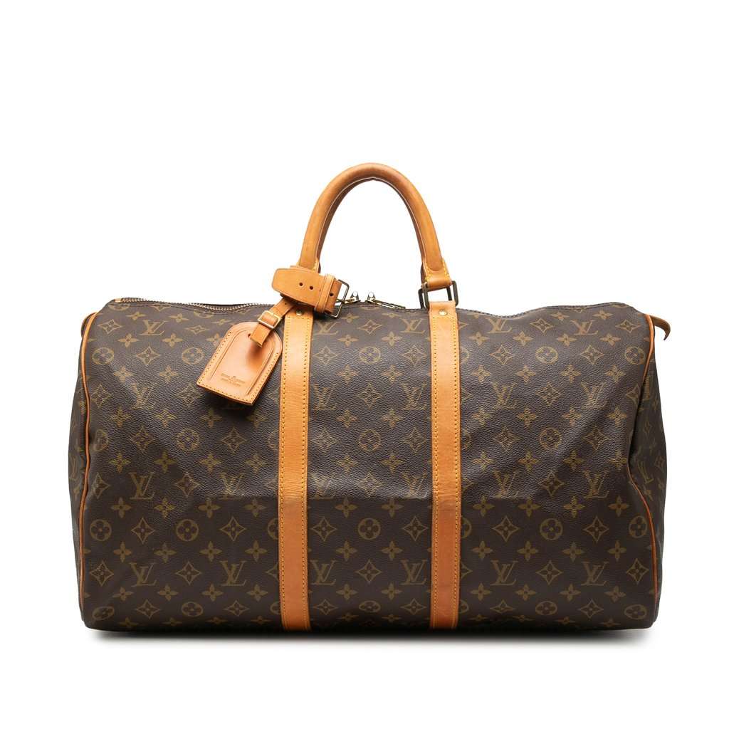Louis Vuitton Monogram Keepall 50 Brown Very good condition - Front View