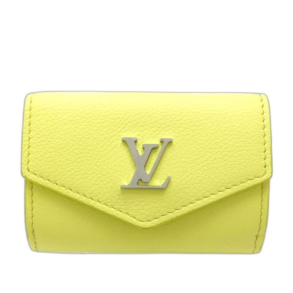 Louis Vuitton Taurillon Lockmini Wallet Yellow Leather Very good condition - Front View