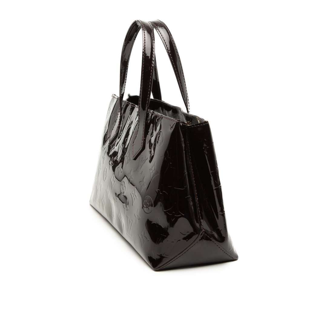 Louis Vuitton Monogram Vernis Wilshire PM Purple Leather Good condition - Back View