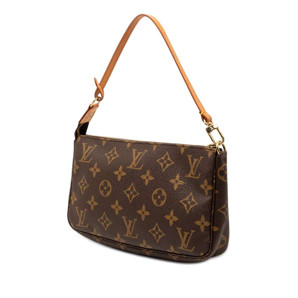Louis Vuitton Monogram Pochette Accessoires Brown Very good condition - Back View