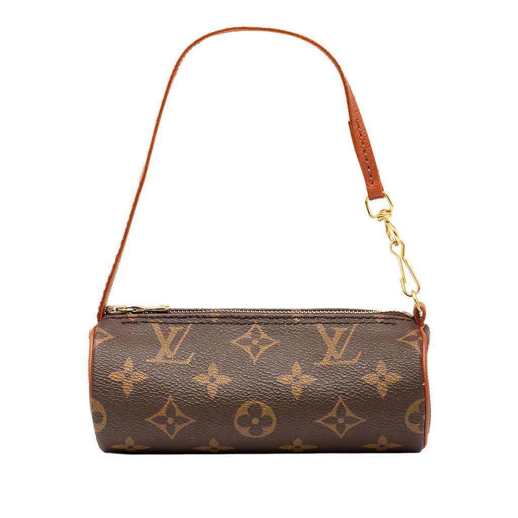 Louis Vuitton Monogram Papillon Pochette Brown Very good condition - Front View