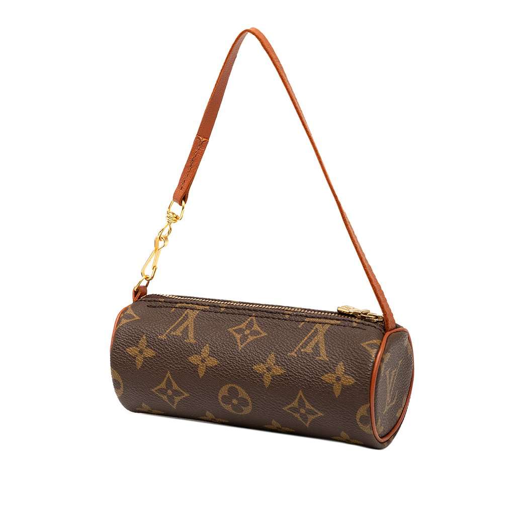 Louis Vuitton Monogram Papillon Pochette Brown Very good condition - Back View