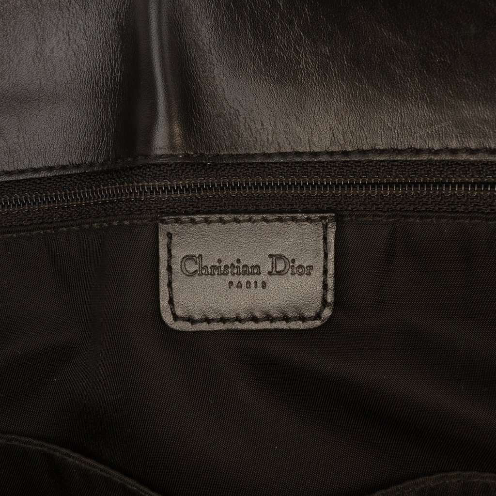 Dior Diorissimo Trotter Canvas Street Chic Columbus Tote Black Good - Box View