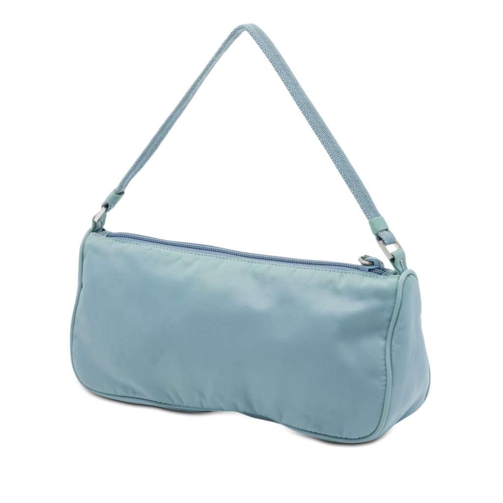 Prada Tessuto Pochette Blue Very good - Back View