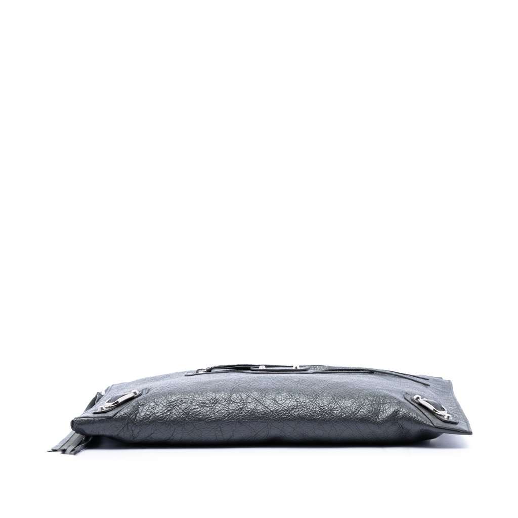 Balenciaga Lambskin Motocross Classic Zip Around Flat Clutch MultiColor Leather Very good - Inside View